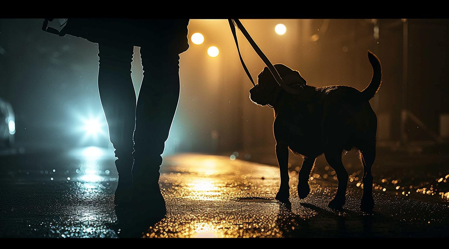 Sicherheit im Dunkeln für Hunde